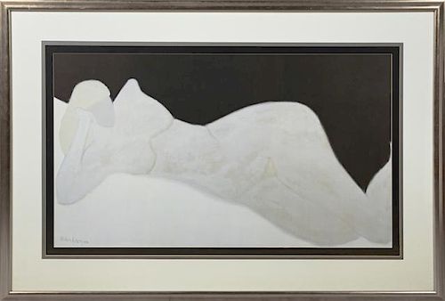 Milton Avery (1885-1965), "Reclining Blonde Nude,"