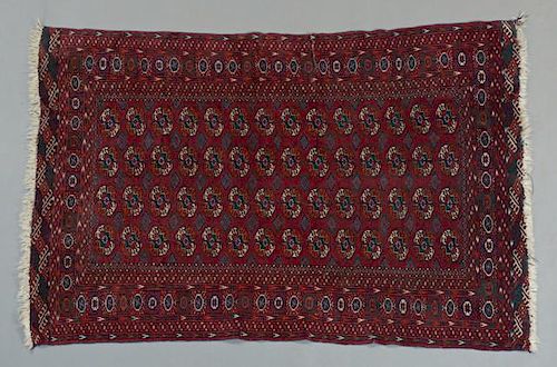 Semi-Antique Bokhara Carpet, 4' 5 x 6' 6.