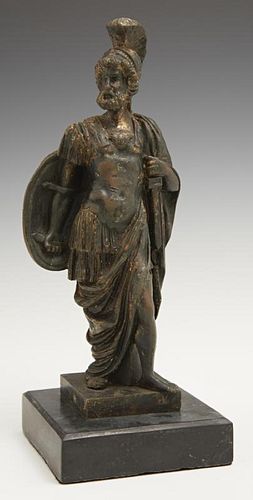 Bronze Figure of a Classical Warrior, 19th c., now