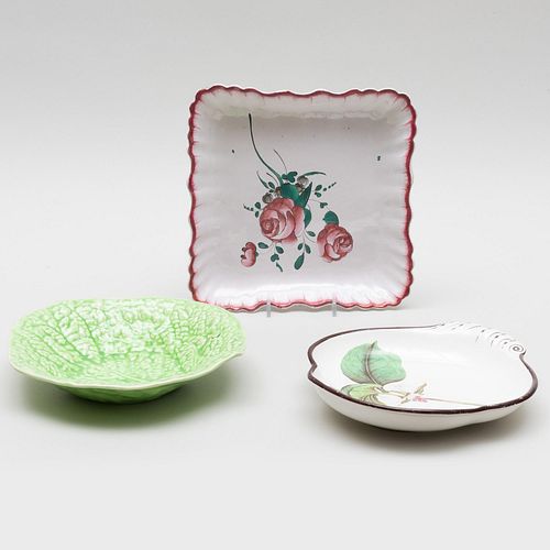 Group of Three Shaped Dishes