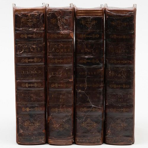 The Iliad and the Odyssey of Homer, Translated by Alexander Pope, Esq in Four Volumes