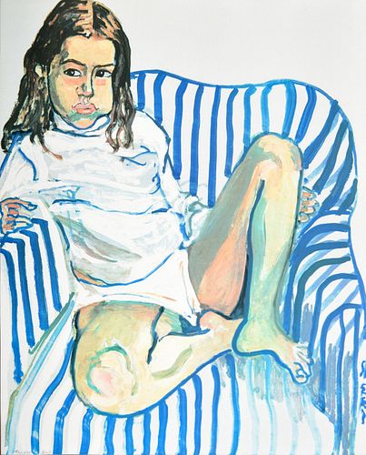 Alice Neel PORTRAIT OF A GIRL… Screenprint, Signed Edition