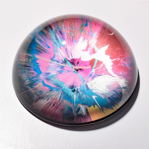 Damien Hirst SPIN PAINTING Paperweight