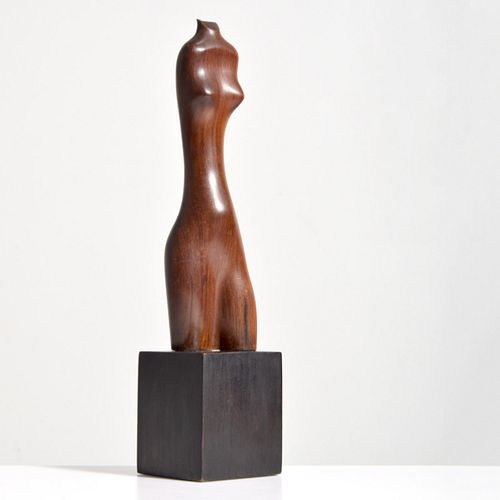 Humbert Albrizio Wood Sculpture, Female Figure, 20"H