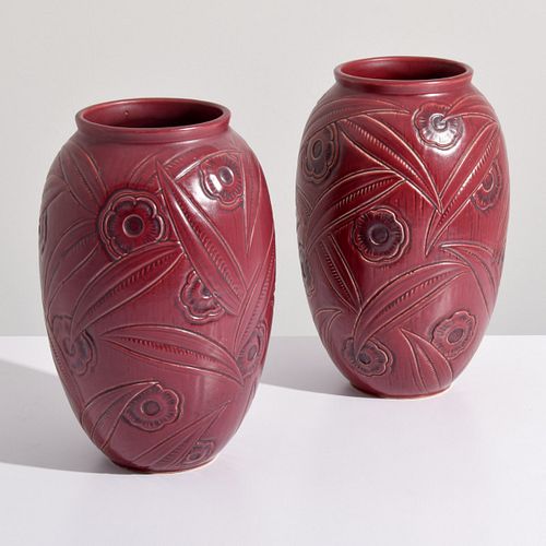 2 Large Weller PARAGON Vases