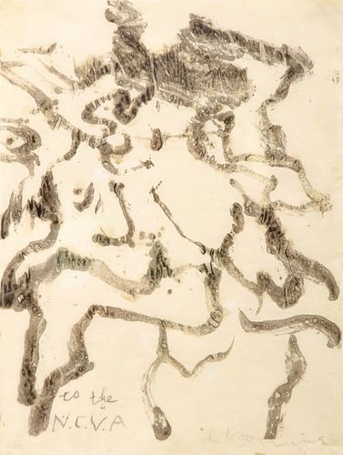 Willem de Kooning Monotype