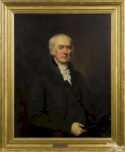 Samuel Waldo and William Jewett (American 1783-1861 and 1792-1874), oil on panel portrait