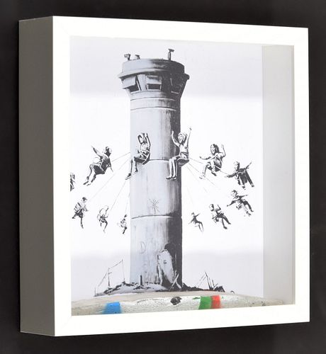 Banksy WALLED OFF HOTEL Lithograph Box Set
