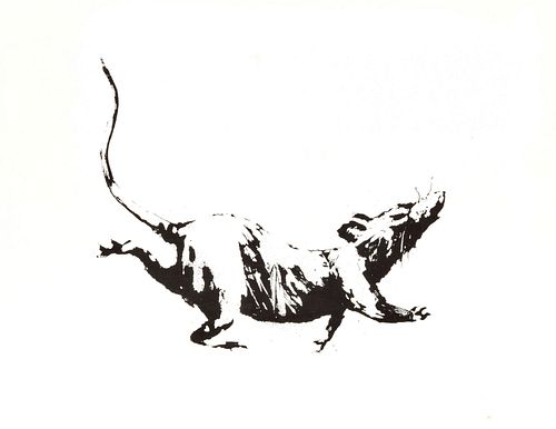Banksy GDP RAT Screenprint