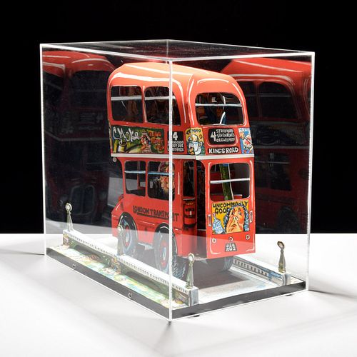 Red Grooms LONDON BUS Sculpture, Signed Edition