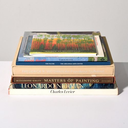 8 Art Related Reference Books; Charles Levier, Leonardo Niermanâ€¦