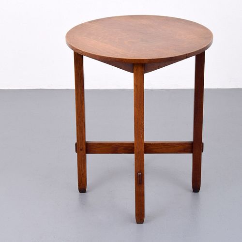Stickley Brothers Mission Oak Lamp Table