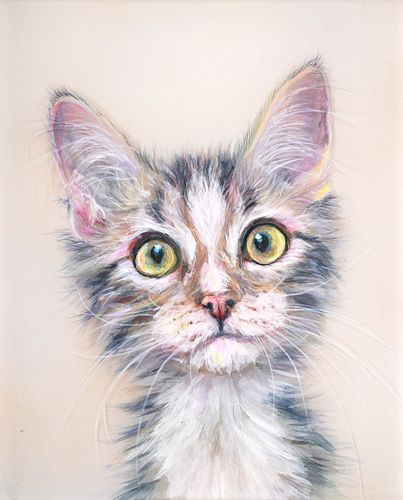 Erika Chapman Cat Portrait Painting
