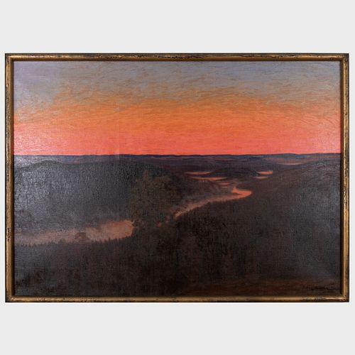 Hilding Werner (1880-1944): Sunset