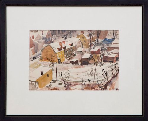 CECIL BELL (1906-1970): TOWNSCAPE