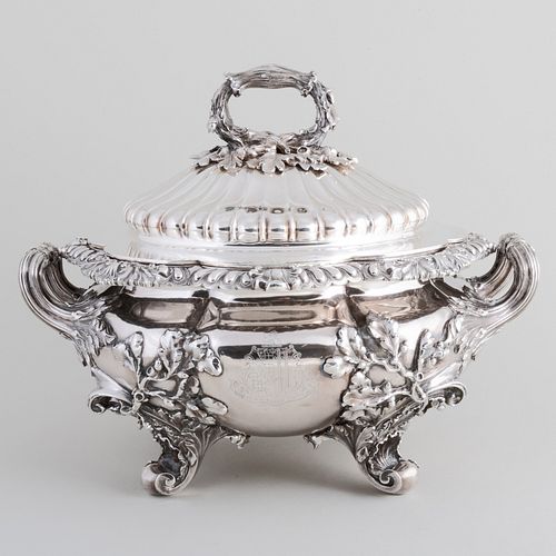Victorian Paul Storr Silver Tureen and Cover