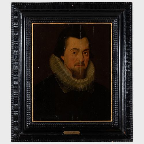 Follower of Antonis Mor van Dashort, Antonio Moro (1512/19-1575/77): Portrait of a Man