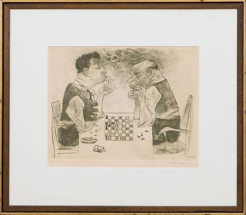 WILLIAM GROPPER (1897-1977): CHESS PLAYERS