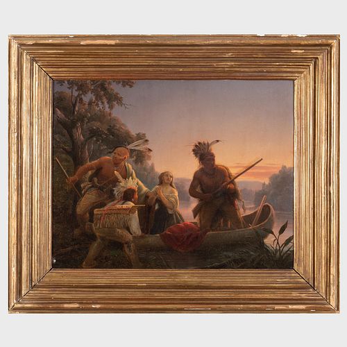 Charles Wimar (1828-1862): The Abduction of Daniel Boone's Daughter