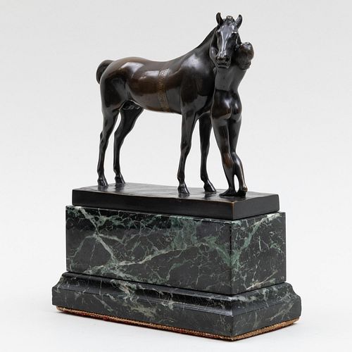Erich Schmidt-Kestner (1877-1941): Amazone mit Pferd