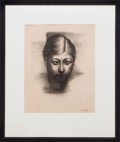 MORRIS KANTOR (1896-1974): HEAD OF A WOMAN