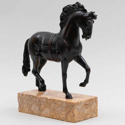 Bronze Sculpture of a Prancing Horse, After Giambologna