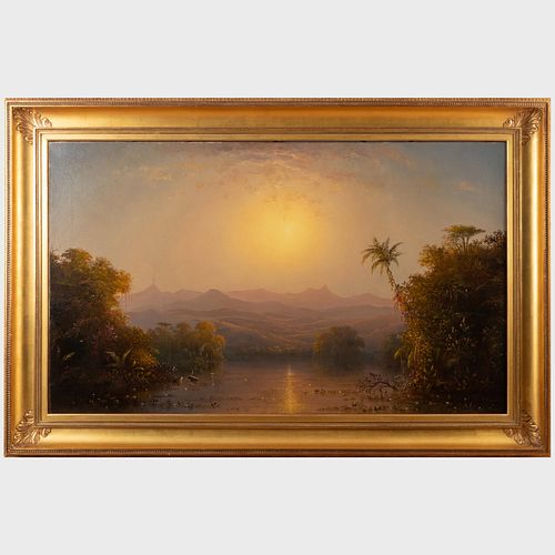 Norton Bush (1834-1894): Tropical Landscape