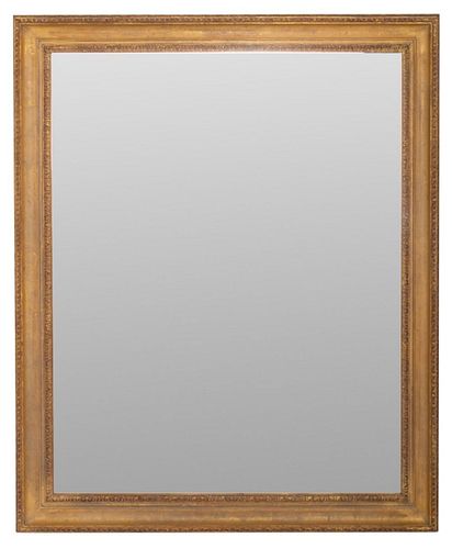Neoclassical Gilt Wood Beveled Mirror