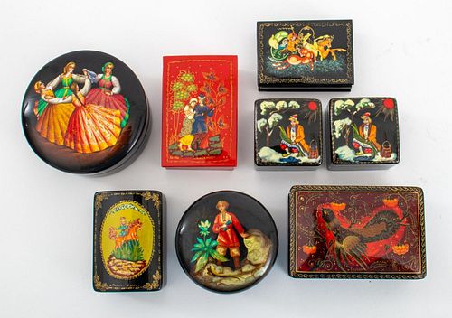 Russian Lacquer Boxes, 8