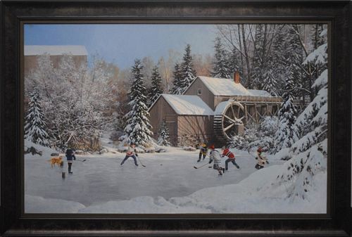 Doug Laird's "Old Mill Hockey" Original
