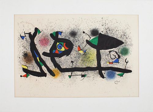Joan Miro (1893 - 1983) Spanish, Lithograph