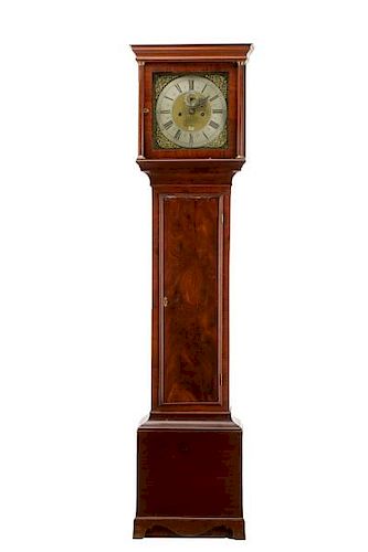 Henry Massy Chippendale Style Mahogany Tall Clock