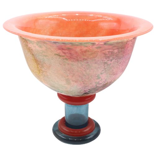 Kosta Boda "Cancan" Pedestal Bowl
