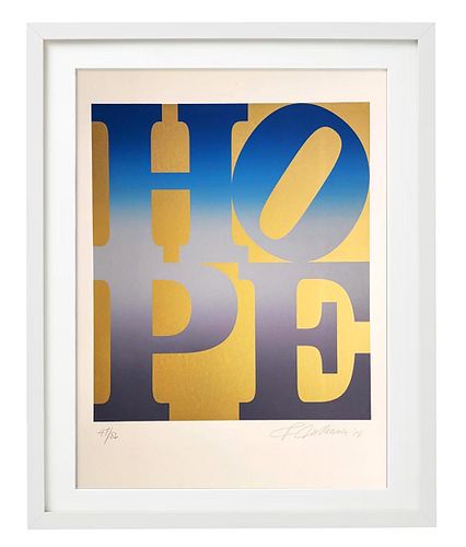 Robert Indiana 'Hope Ii', From The 'Four Seasons Of Hope' 2012
