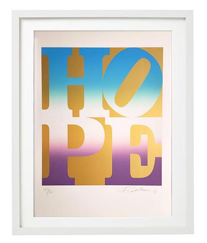 Robert Indiana 'Hope Iii', From The 'Four Seasons Of Hope' 2012