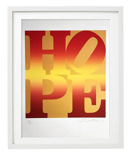 Robert Indiana 'Hope Iv', From The 'Four Seasons Of Hope' 2012