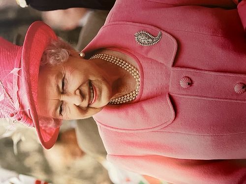 Queen Elizabeth II "Pink Suit" Print.