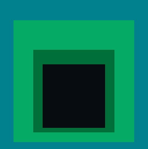 Josef Albers Homage to the Square "Green" Offset Lithograph