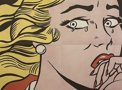 Roy Lichtenstein "Crying Girl" Mailer
