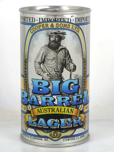 1984 Big Barrel Lager (metallic) 470ml Beer Can Australia