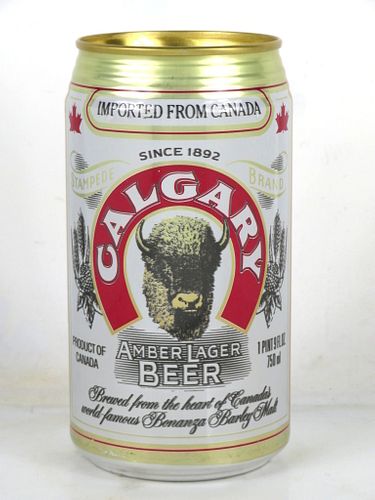1984 Calgary Amber Lager V2 750ml Beer Can O'Keefe Canada
