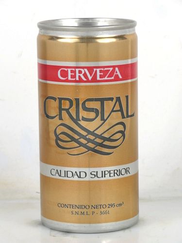 1987 Cristal 295ml Beer Can Venezuela