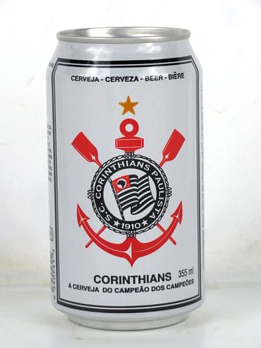 1993 Golden Lion Beer SC Corinthians Soccer 355ml Can Brazil