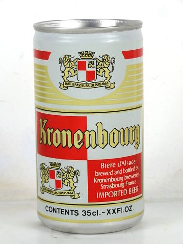 1988 Kronenbourg "XX Fl Oz" Beer Can Strasbourg Alsace