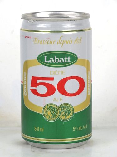 1986 Labatt's 50 Ale 355ml Beer Can Montreal Canada