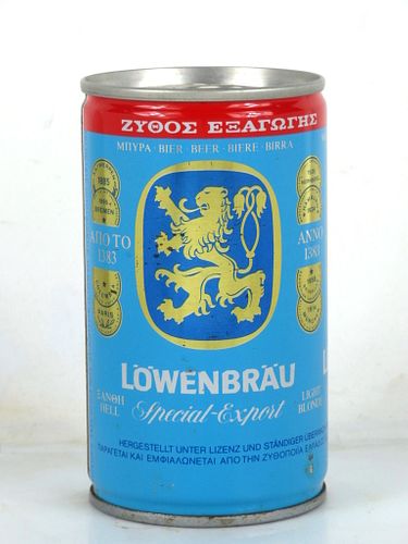 1974 Lowenbrau Special Export 33cl Beer Can Greece