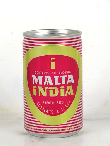1986 Malta India 250ml Beer Can Puerto Rico