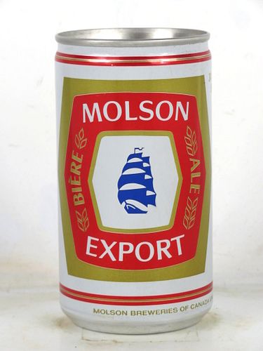 1990 Molson Export Ale 355ml Can 3 Cities Canada