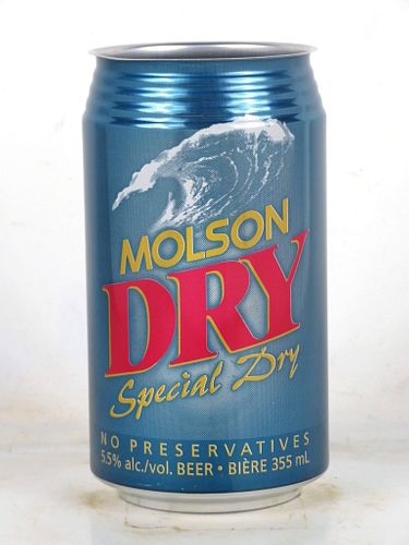 1993 Molson Special Dry 355ml Beer Can Canada