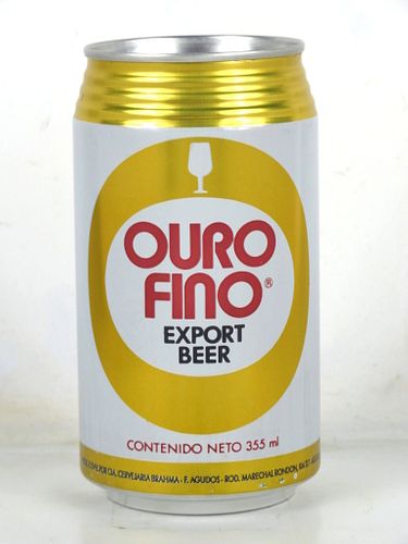 1995 Skol Ouro Fino Export V2 33cl Beer Can Caracu Brazil